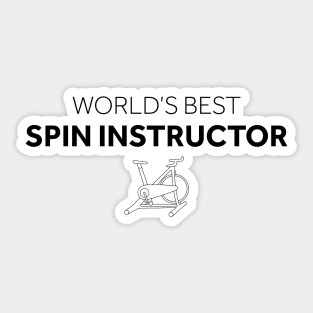 World's Best Spin Instructor Sticker